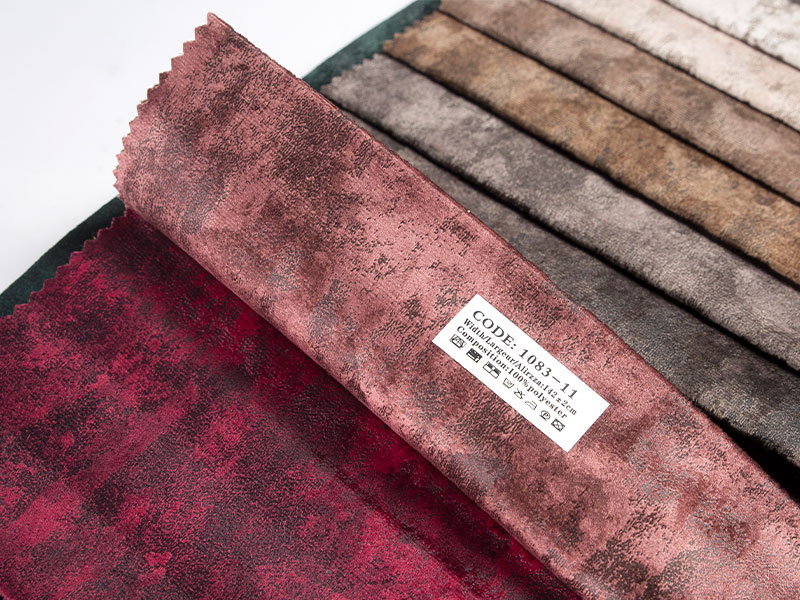 Elegant laminated velvet tela, pinapahusay ang anumang panloob na proyekto ng disenyo