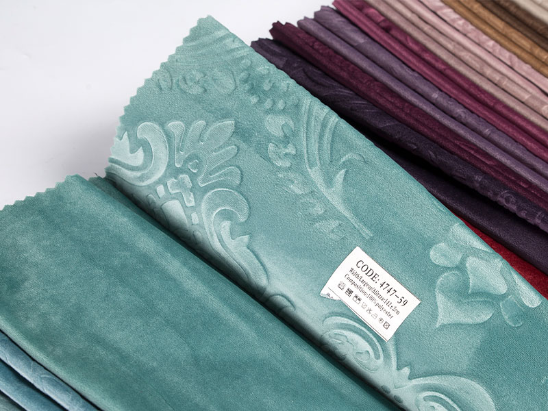 Versatile Dyed Embossed Velvet Fabric para sa Mga Crafts at DIY Proyekto