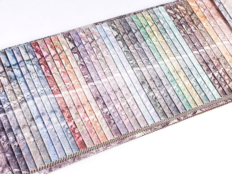 High -end na naka -print na emboss lamination velvet tela - katangi -tangi at matikas