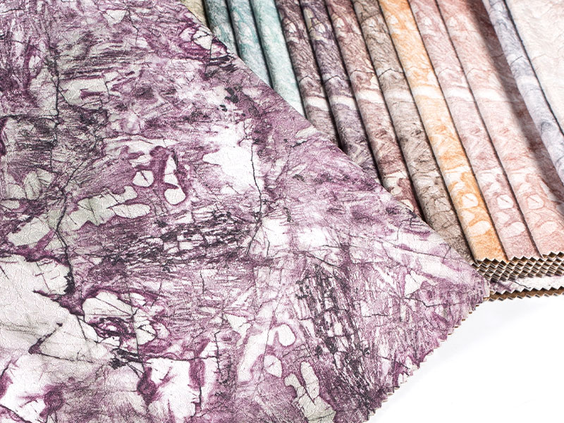 High -end na naka -print na emboss lamination velvet tela - katangi -tangi at matikas