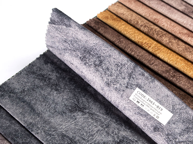 Maraming nalalaman nakalimbag na emboss lamination velvet tela para sa mga damit at accessories