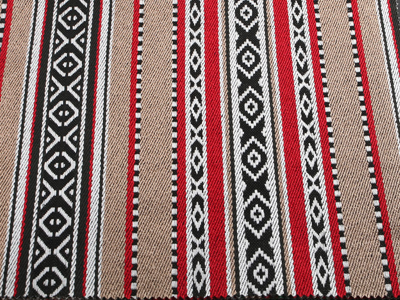 Ang hindi tinatagusan ng tubig na matibay na 100% na kulay ng polyester na pinagtagpi ng tela ng guhit