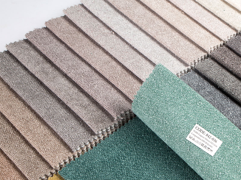 Mataas na kalidad na plain chenille na tela para sa dekorasyon sa bahay at tapiserya