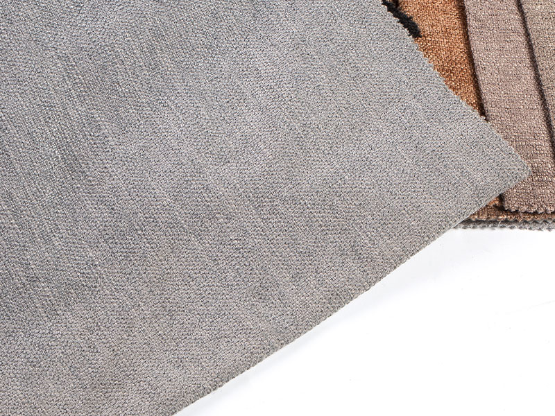 Malambot at maluho na plain chenille na tela para sa mga takip ng sofa at throws