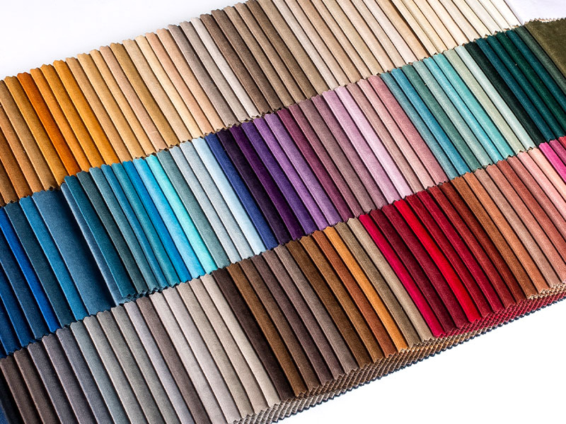 Dyed / Laminated Warp Knit Holland Velvet Fleece Fabric Mdn269