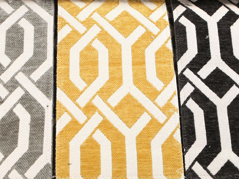 Chenille Jacquard Upholstery Fabric Para sa Sofa Pillow Couch Chair Cover MDN972