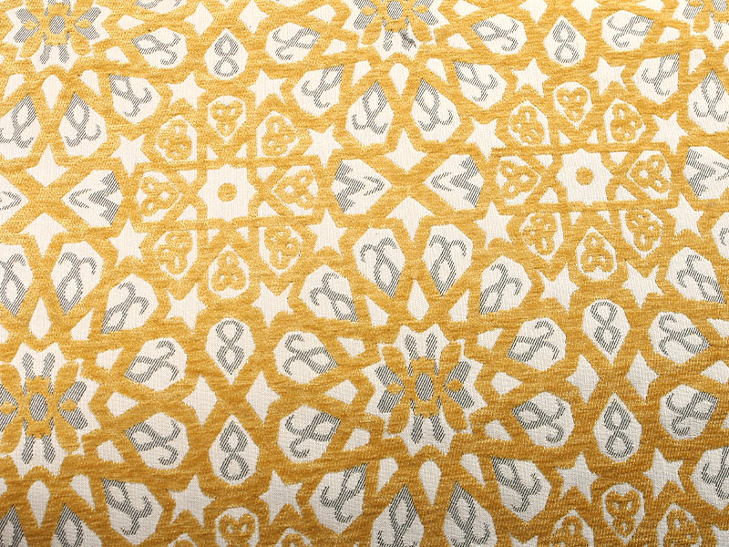 Chenille Jacquard Upholstery Fabric Para sa Sofa Pillow Couch Chair Cover MDN972
