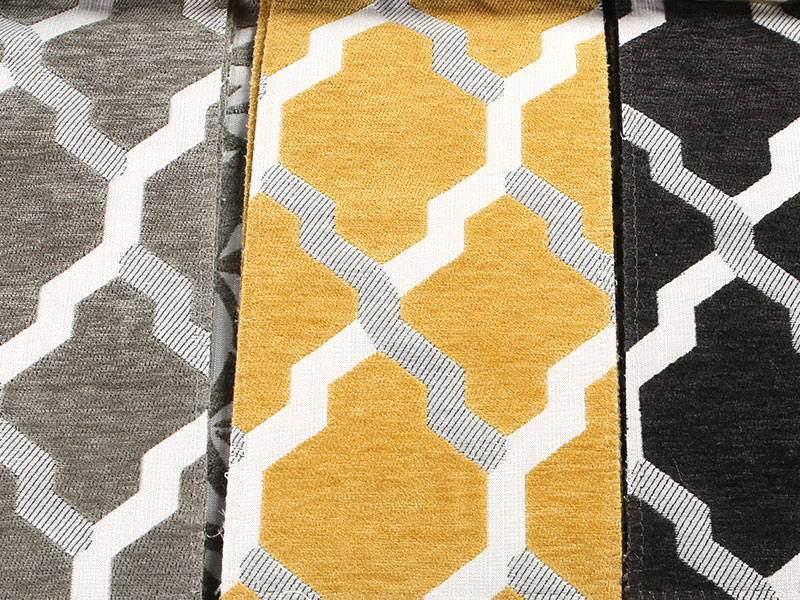 Floral pattern jacquard chenille kurtina sofa tapiserya tela mdn975