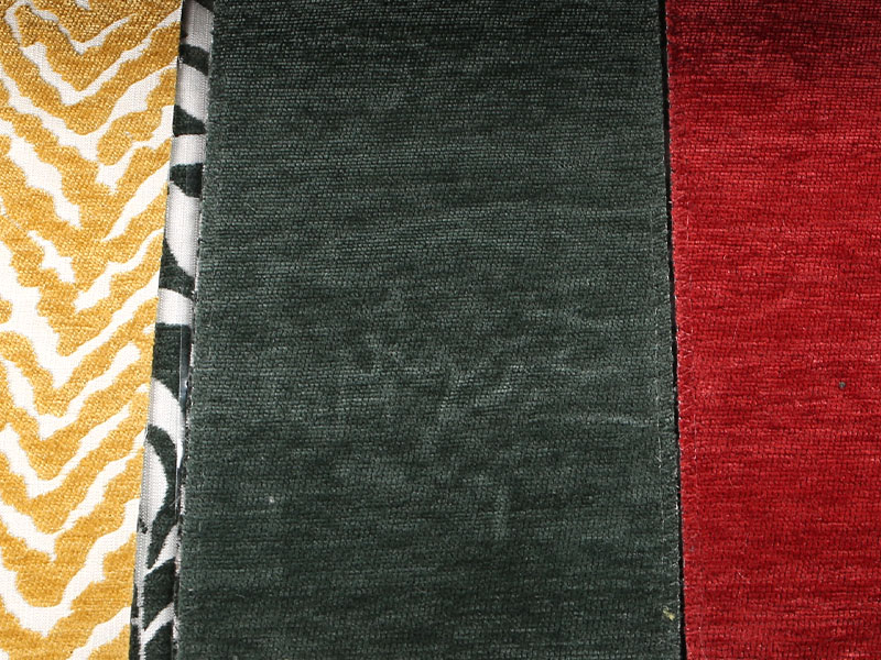 Floral pattern jacquard chenille kurtina sofa tapiserya tela mdn975