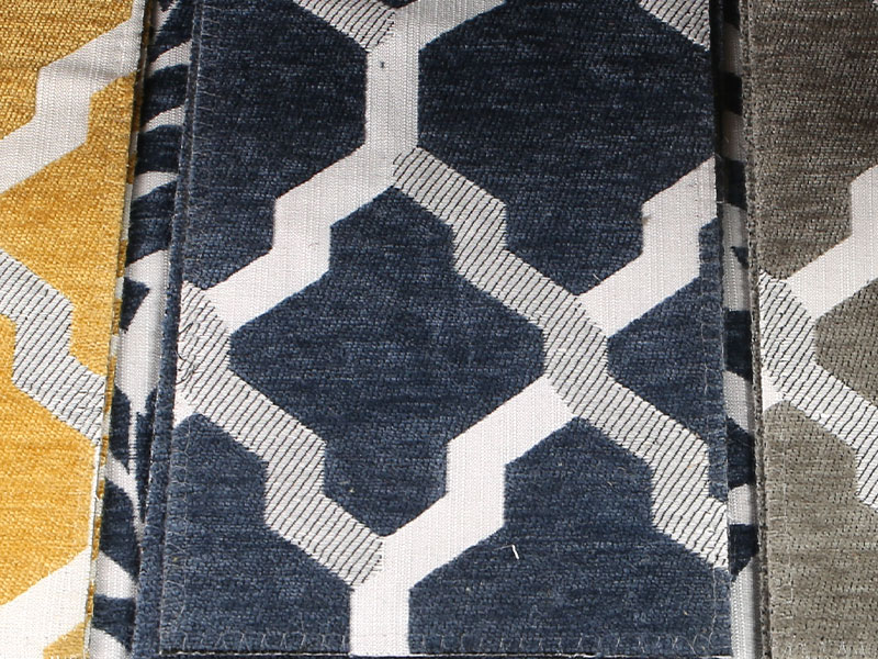 Floral pattern jacquard chenille kurtina sofa tapiserya tela mdn975