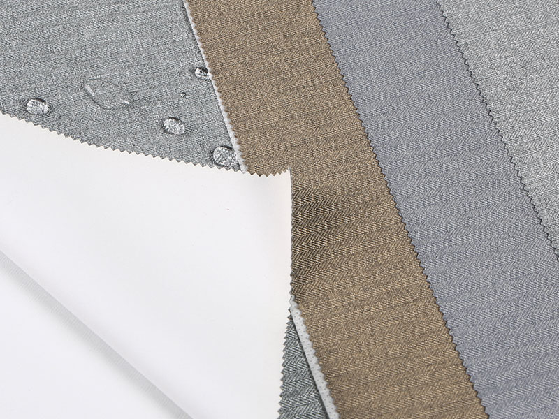 100% polyester blackout waterproof na pinahiran na tela