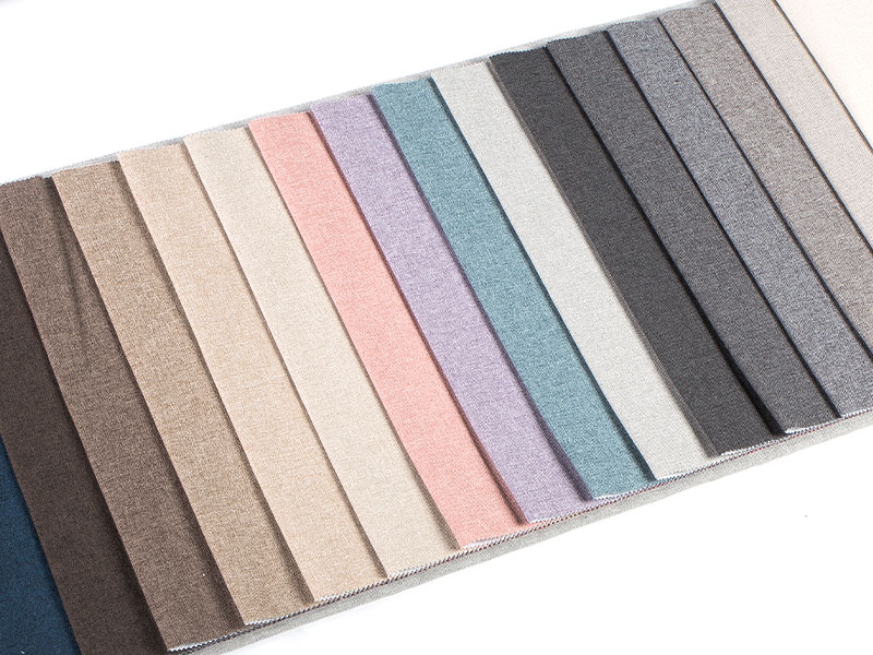 100% Polyester Soft Cationic Yarn Imitation Linen Tela MDN-M2022