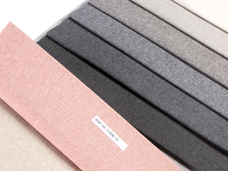 100% Polyester Soft Cationic Yarn Imitation Linen Tela MDN-M2022