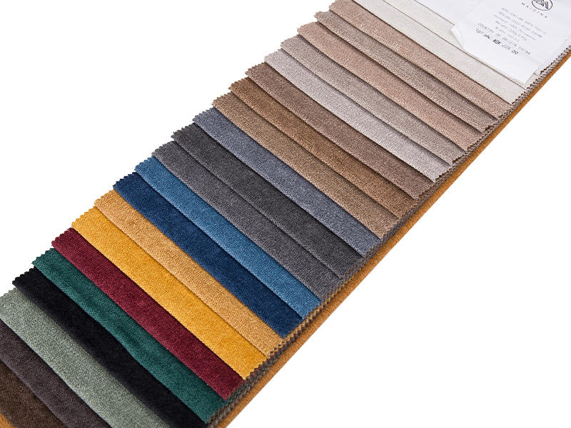 250 - 520GSM Solid na Kulay ng Chenille Upholstery na tela